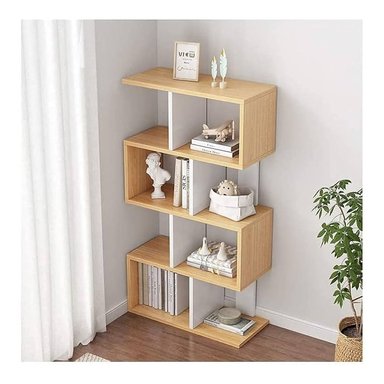 ESTANTE MODERNO MARISCALA COLOR BLANCO/MACADAMIA TU MESITA