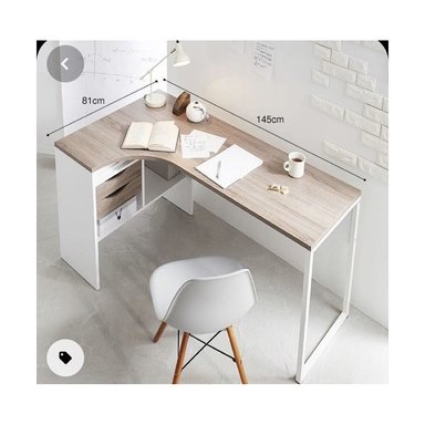 ESCRITORIO DAORA COLOR NÁCAR\BLANCO TU MESITA