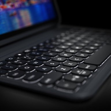 TECLADO BLUETOOTH ZAGG Y CASE RETROILUMINADO IPAD 10.2'' 7A, 8A Y 9A GEN NEGRO/GRIS PRO KEYS - 4