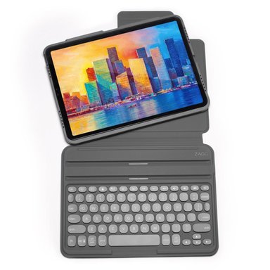 TECLADO BLUETOOTH ZAGG Y CASE RETROILUMINADO IPAD PRO 11'' 1A A 4A GEN NEGRO/GRIS PRO KEYS - 3