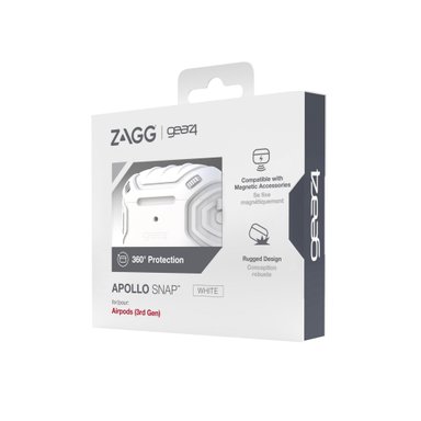 CASE GEAR4 APOLLO SNAP PARA AIRPODS 3 BLANCO - 5