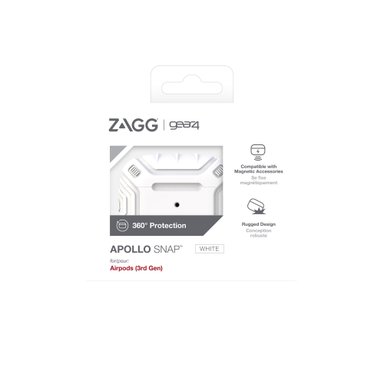 CASE GEAR4 APOLLO SNAP PARA AIRPODS 3 BLANCO - 6