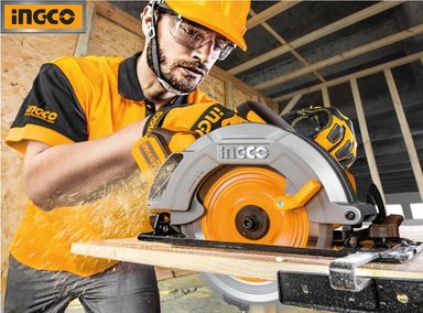SIERRA CIRCULAR BRUSHLESS INGCO 20V 7 1/4'' + 2 BATERÍAS 2.0AH CSLI1851 - 4