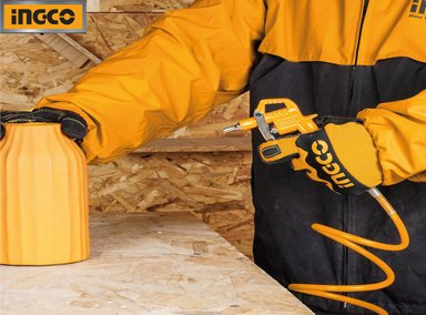 SET HERRAMIENTAS INGCO AKT0053-1 5 PIEZAS COMPRESOR DE AIRE NEUMÁTICO - 4