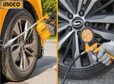 SET HERRAMIENTAS INGCO AKT0053-1 5 PIEZAS COMPRESOR DE AIRE NEUMÁTICO - 6