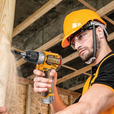 TALADRO ATORNILLADOR INGCO INALÁMBRICO BRUSHLESS 16V + 2 BATERÍAS 2.0AH + CARGADOR CDLI16682 - 6