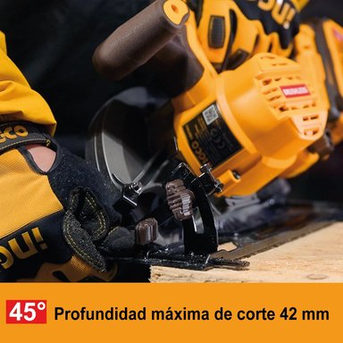 SIERRA CIRCULAR INGCO BRUSHLESS 20V 6 1/2'' + 1 BATERÍA 4.0AH + CARGADOR CSLI16521 - 4