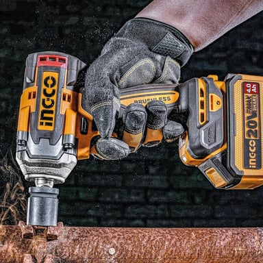 LLAVE DE IMPACTO BRUSHLESS INGCO 20V 400NM + 2 BATERÍAS 2.0AH + CARGADOR CIWLI2040 - 5