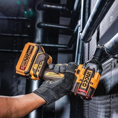 LLAVE DE IMPACTO BRUSHLESS INGCO 20V 400NM + 2 BATERÍAS 2.0AH + CARGADOR CIWLI2040 - 6
