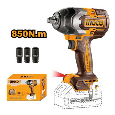 LLAVE IMPACTO INGCO CIWLI20851 20V BRUSHLESS 850NM