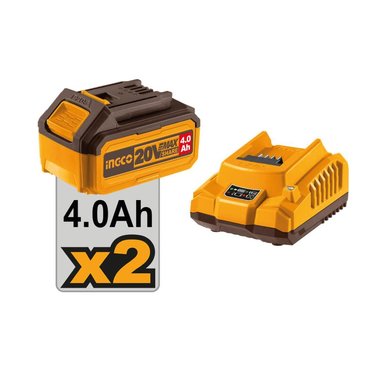 LLAVE DE IMPACTO BRUSHLESS INGCO 20V 850NM + 2 BATERÍAS 4.0AH + CARGADOR CIWLI2085 - 4