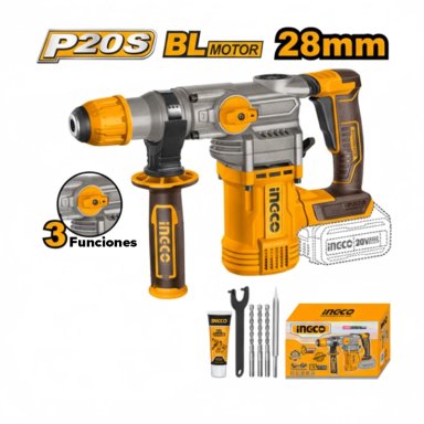 ROTOMARTILLO BRUSHLESS INGCO 20V 4.5J SDS PLUS CRHLI20288