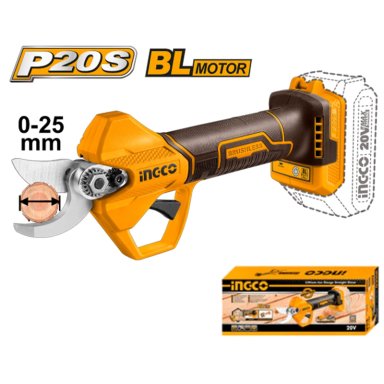 TIJERA DE PODAR INGCO 20V 25MM CSSLI20258