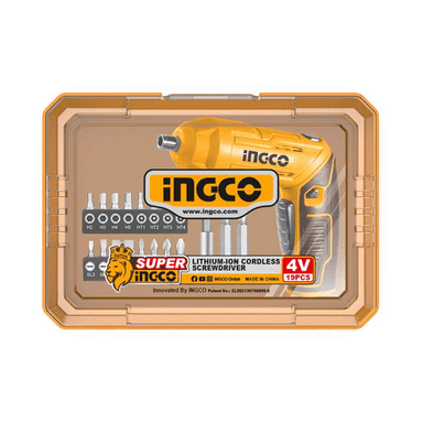 DESTORNILLADOR INALÁMBRICO INGCO 4V 4NM + 24 ACCESORIOS CSDLI04425 - 5