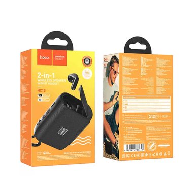 ALTAVOZ HOCO HC15 SPEAKER BLUETOOTH 2 EN 1 CON AURICULARES INALÁMBRICOS - 4