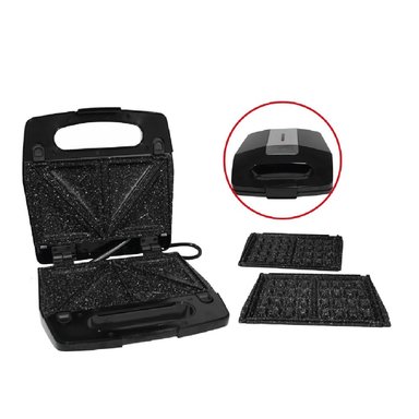 SANDWICHERA FINEZZA FZ-820WS WAFLERA PLACAS INTERCAMBIABLES