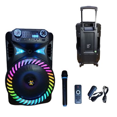 PARLANTE BLUETOOTH K1510 KASSEL PORTATIL USB BT MICROFONO - 1