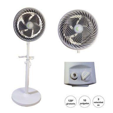 VENTILADOR DE PIE AB1033T AIRBOON TURBO HIGH SPEED 10" ICE COOL