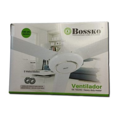 VENTILADOR DE TECHO BOSSKO BK_8230VTE 90 W BLANCO - 3