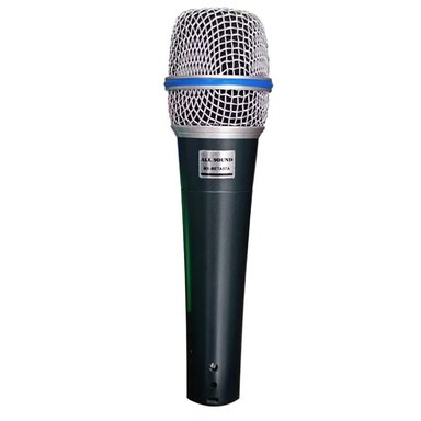 MICRÓFONO PROFESIONAL ALL SOUND MX_BETA57A MX-BETA57A METAL PESADO TIPO SHURE