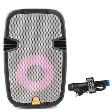 PARLANTE PORTÁTIL HALION PHA10MB 1000W USB BT + SOPORTE - 2