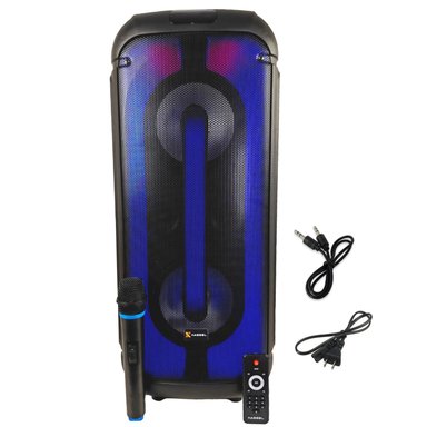 TORRE DE SONIDO PORTÁTIL KASSEL K2816 USB BT TWS FM + MICROFONO - 2