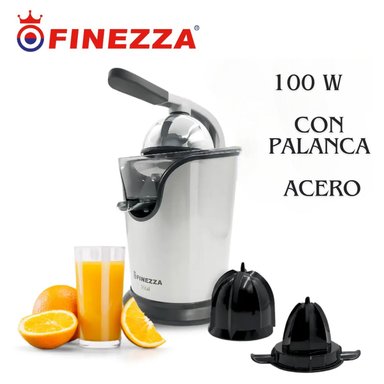 EXPRIMIDOR DE CÍTRICOS FINEZZA FZ NA6070E CON PALANCA 100 WATTS ACERO