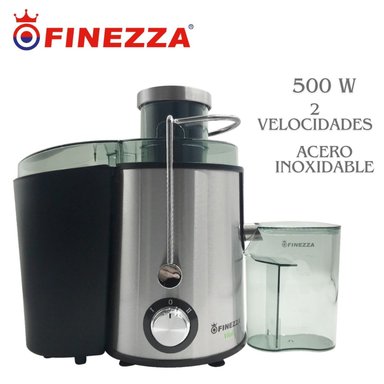 EXTRACTOR DE JUGOS FINEZZA FZ A6218EX 500 WATTS COMPACTA ACERO