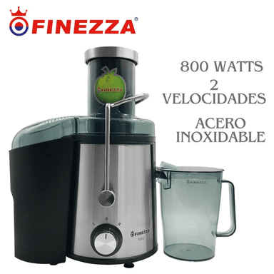 EXTRACTOR DE JUEGOS FINEZZA FZ A6240EX 800 WATTS FRUTA ENTERA ACERO - 1