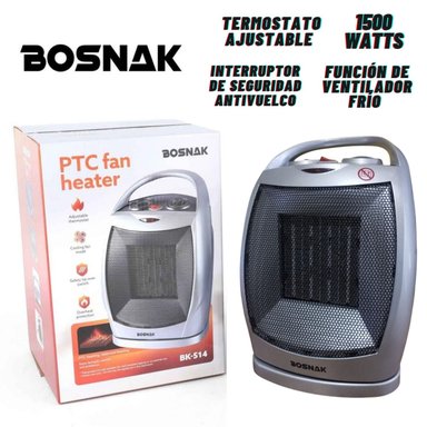 TERMOVENTILADOR PORTÁTIL BK514 2 NIVELES GRIS