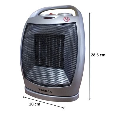 TERMOVENTILADOR PORTÁTIL BK514 2 NIVELES GRIS - 4