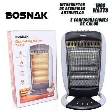 TERMOVENTILADOR PORTÁTIL BK513 3 NIVELES 1600 W
