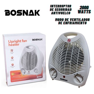 TERMOVENTILADOR PORTÁTIL BK511 2 NIVELES BLANCO