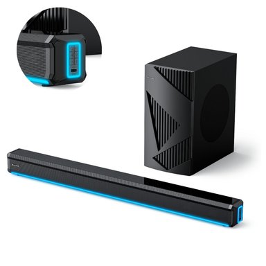 BARRA DE SONIDO HALION HA-S45C 150W BLUETOOTH CON LUZ LED - 3