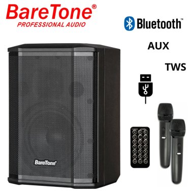 PARLANTE BARETONE PROFESIONAL MAX B6 USB BT TWS BATERÍA 6 HRS APROX