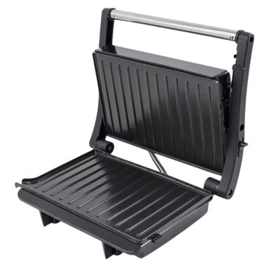 MINI GRILL PANINI BOSSKO BK-435GP ANTIADHERENTE 1000W NEGRO - 2