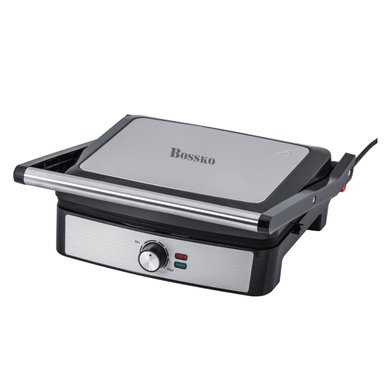 GRILL PANINI BOSKKO BK 430SG 2200 WATTS 23 X 29CM ANTIADHERENTE NEGRO - 6