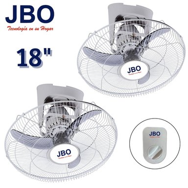 PACK VENTILADORES DE TECHO INDUSTRIAL JBO 185T ORBITAL 18' 3 ASPAS