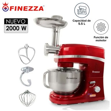 BATIDORA FINEZZA FZ-6820B ORBITAL 2000W CON MOLEDOR