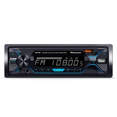 AUTORADIO NEWTON VIPER NWT 500 CON MÁSCARA EXTRAÍBLE LUCES LED DE 7 COLORES - 3