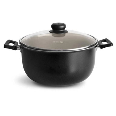 JUEGO DE OLLAS RECORD RE9290093750 9PZS ANTIADHERENTE NEGRO - 3