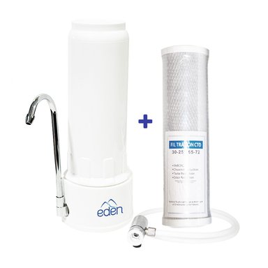 COMBO EDÉN AGUA FILTRO PURIFICADOR DE AGUA SOBRE LAVADERO EDÉN AQUALIFE + FILTRO DE REPUESTO