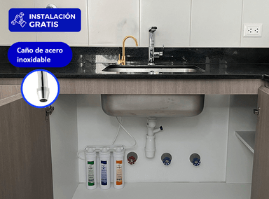 FILTRO DE AGUA EDÉN AGUA ULTRAFILTRACIÓN BIOPURE 3D - 3 ETAPAS EDÉN ECOMAX GOLD