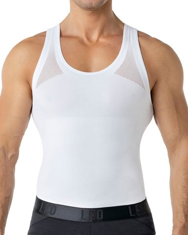 CAMISETA DE COMPRESIÓN EN ABDOMEN, PECHO Y ESPALDA