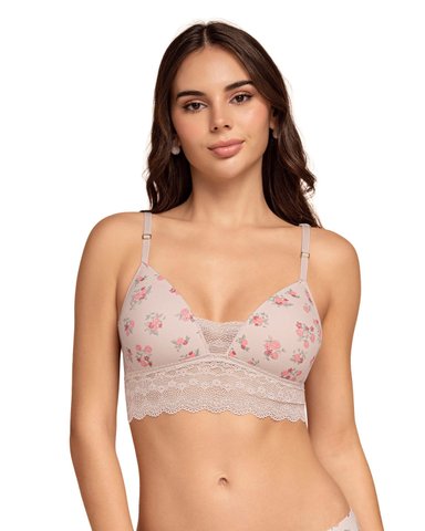 BRASIER CON DELICADOS TOQUES DE ENCAJE - 1