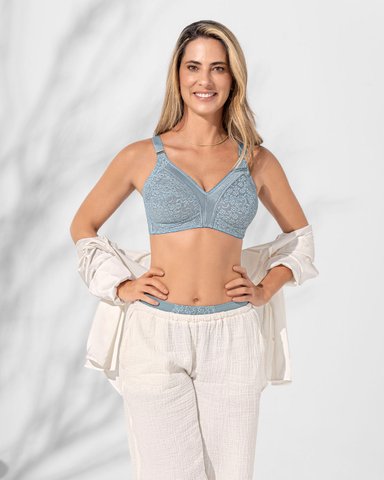 BRASIER DE CONTROL SUAVE CON COPAS COMPLETAS EN ENCAJE - 3
