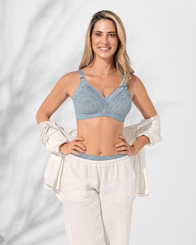BRASIER DE CONTROL SUAVE CON COPAS COMPLETAS EN ENCAJE - 3
