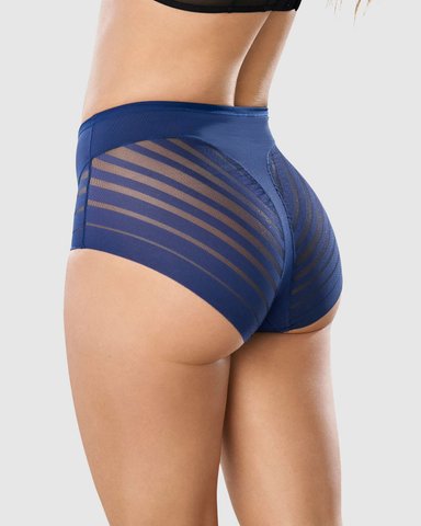 CALZÓN FAJA CLÁSICO CON BANDAS DE TUL - 3
