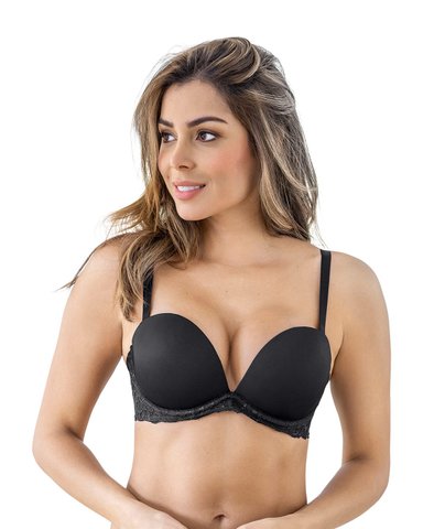 SOSTÉN PUSH UP MUJER LEONISA BRASIER TRIPLE REALCE EFECTO 3D ESCOTE PROFUNDO