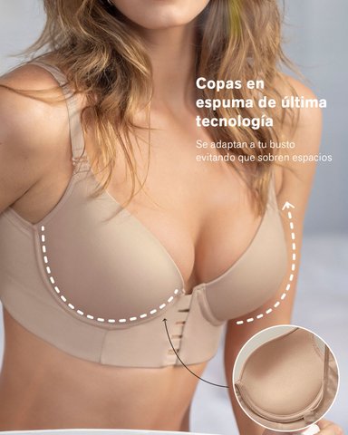 BRASIER MEMORY BUSTIER TRIANGULAR DE REALCE ALTO - 4